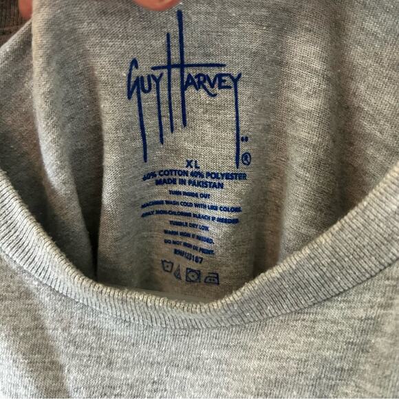 Guy Harvey Mens Fish Shirt Extra Large Smokin' Mackerel Short-Sleeve T-Shirt XL - Picture 7 of 7